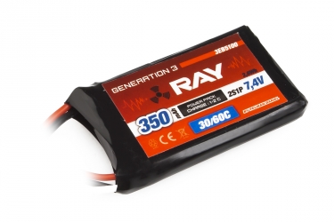 G3 RAY Li-Pol 350mAh/7,4 30/60C Air pack 2,6Wh