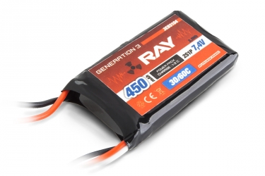 G3 RAY Li-Pol 450mAh/7,4 30/60C Air pack 3,3Wh