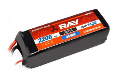 G3 - LC RAY Li-Pol 2200mAh/14,8 30/60C Air pack 32,5Wh