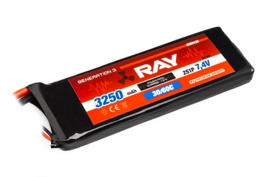 G3 - LC RAY Li-Pol 3250mAh/7,4 30/60C Air pack 24,1Wh