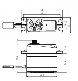 SH-1290MG Digitální servo (5kg)