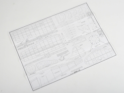 Cessna 170 laser. carved 610 mm