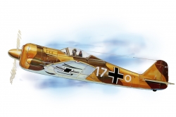 Focke-Wulf FW-190 (654mm) laser.vyřezávaný 4SH0406LC