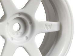 TE37 wheels white 26 mm (6 mm offset)