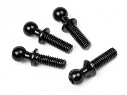 Alu guľové čapy 4,3x13mm (2mm/4ks) HPI67736