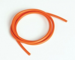 Silikónový kábel 4,1qmm, 11AWG, 1meter, oranžový R8057