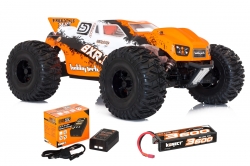 1:10 Brushless Monster Truck 4WD Hobbytech BXR RTR včetně LiPo sady a nabíječe