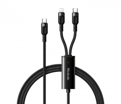 2in1 100W PD Fast Charging Cable (C to C+L) 1DJ7134