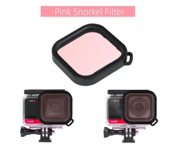 Insta360 ONE R - 4K / 1-INCH Wide Angle Dive Case Lens Filter (Pink)