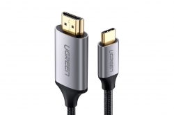 UGREEN USB-C HDMI adaptér 1.5m, sivý 1UG1220