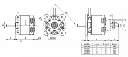 Combo set AXI 2820/12 V2 & FOXY G2 40A regulátor