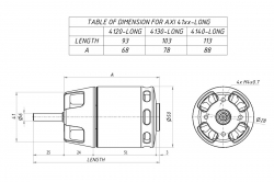 AXI 4120/14 V3 LONG střídavý motor