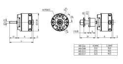 AXI 2208/26 V2 střídavý motor