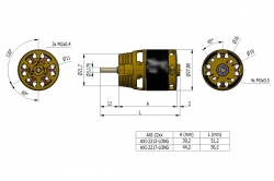 AXI 2217/12 V3 LONG střídavý motor