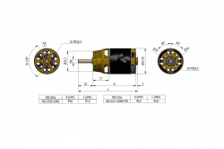 AXI 2220/20 V2 LONG střídavý motor