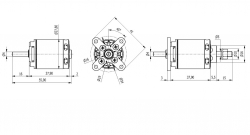 AXI 2220/20 V2 střídavý motor