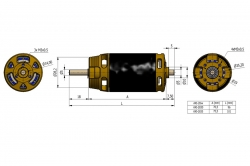 AXI 2835/12 V3 LONG střídavý motor