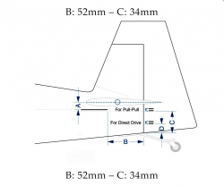 Laser 1702mm, 20ccm (červeno-bílý)