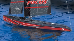 Focus V3 RTR plachetnice (červená)