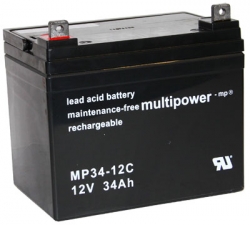 Pb akumulátor MULTIPOWER 12V/34,0Ah 8KM8464