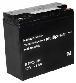 Pb akumulátor MULTIPOWER 12V/22,0Ah 8KM8467