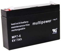 Pb akumulátor MULTIPOWER 6V/7,0Ah 8KM8570