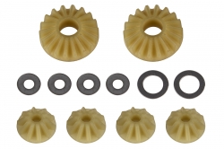 B74 FT LTC sada plastových ozubených kolies diferenciálu, 2+2+4+4 ks. AE92307