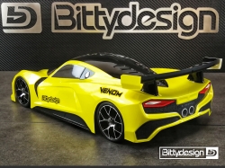 Karoserie čirá Bittydesign VENOM (190 mm)