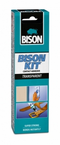 BISON KIT TRANSPARENT 55ml číre kontaktné lepidlo BIS35807