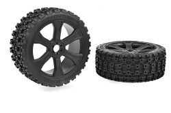 Rebel XMS - ASUGA XLR Off-Road gumy - nízkoprofilové - nalepené na čiernych diskoch - 2 ks. C-00180-856N