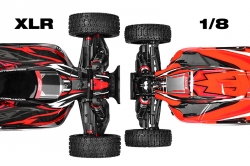 1:8 ASUGA XLR 6S BUGGY 4WD RTR (červená)