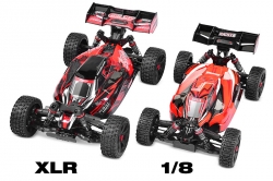 1:8 ASUGA XLR 6S BUGGY 4WD PRO ROLLER šasi bez elektroniky (modrá)