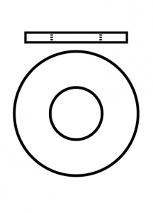 Oceľové vymedzovacie podložky/shim - 4x6x0, 1mm - 10 ks. C-3301-04-06-01