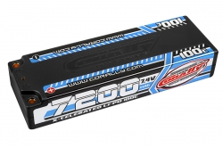 X-CELERATED 100C LiPo Stick Hardcase-7200mAh-7.4V-G4 (51,80Wh) C-49720