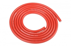 Silikónový kábel 3,5qmm, 14AWG, 1meter, červený C-50120