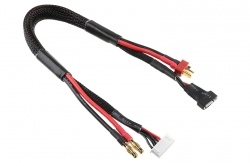 Nabíjací kábel - G4/6S XH na T-DYN/4S XH - 14 AWG/ULTRA V+ Silikón Kábel - 30cm C-50283