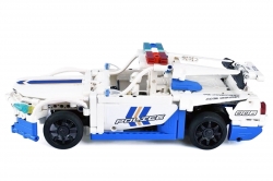 RC auto policejní vůz (stavebnice z kostek)