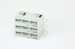 Battery BOX na skladovanie a prepravu 1-4 AA, AAA bateriek, 1 ks.  1 BOX. GR91259