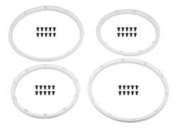 1:5 Baja 5B Gas/Flux SBK: Wheel Bead Lock Rings (White/For 2 Wheels)