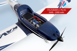 Kavan Bristell B23 1600mm BNF s přijímačem Kavan R8 (modrý)