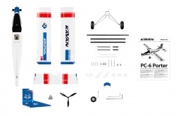 Kavan Pilatus PC-6 Porter 1500mm ARF (modrý)