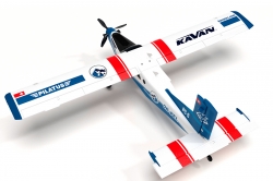 Kavan Pilatus PC-6 Porter 1500mm BNF s přijímačem Kavan R8 (modrý)