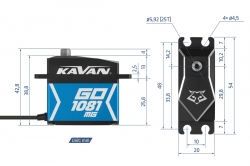 Kavan GO-1081MG BB HiVolt DIGITAL servo