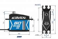 Kavan GO-11T46MG BB Brushless HiVolt DIGITAL servo