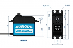 Kavan GO-12S69MG BB HiVolt DIGITAL servo