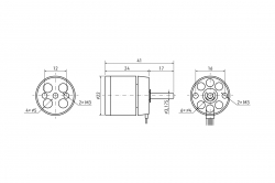 Kavan Brushless Motor C2225-2000