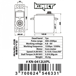 Konect Digital Servo 4kg