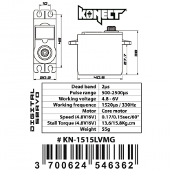 Konect Digital Servo 15kg