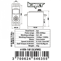 Konect Digital Servo 18kg