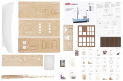 1:25 Norden rybářský člun, délka 475 mm (stavebnice)